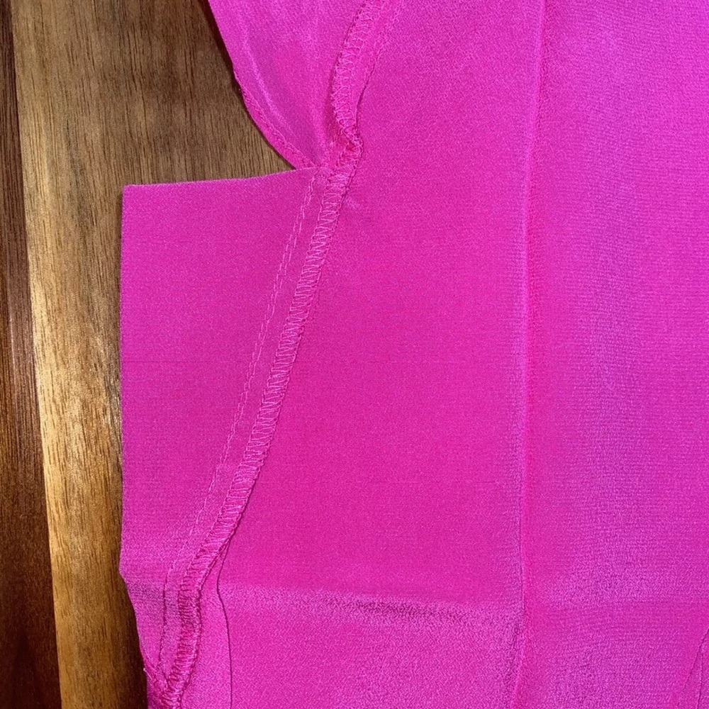 Antonio Melani 100% Silk Top Blouse-Pink, Size-XS, EXCELLENT CONDITION - Picture 11 of 12
